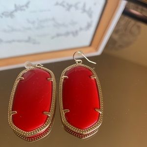 Large Oval shaped Kendra Scott earrings